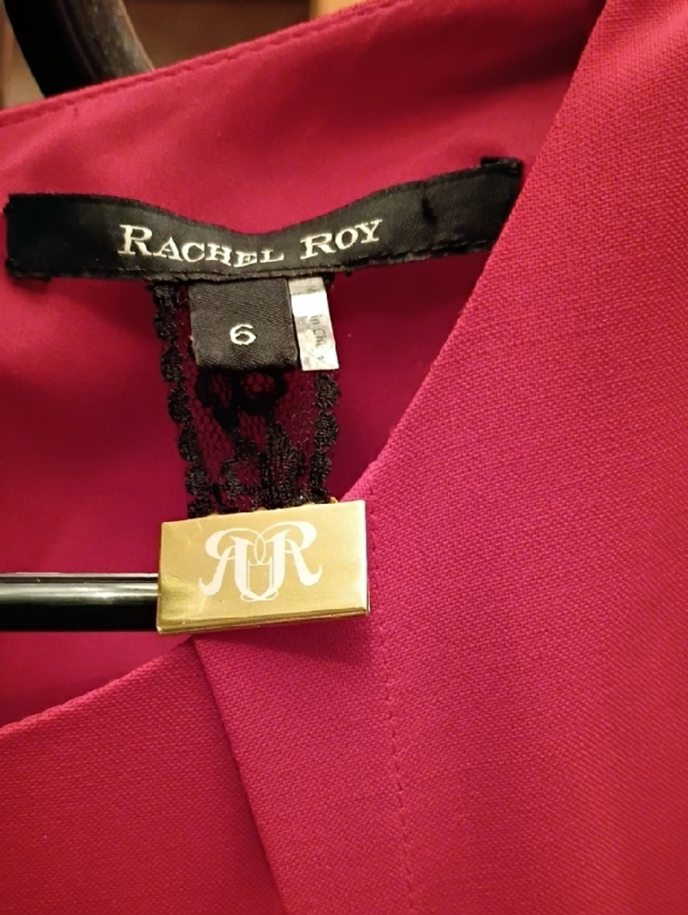 RACHEL Rachel Roy Fuchsia Sleeveless Midi Sheath Dress - Picture 3 of 13